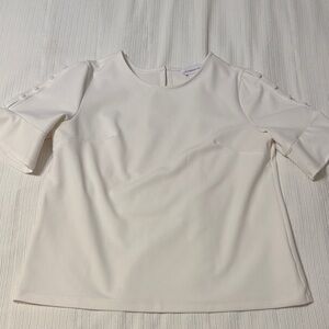 Liz Claiborne Cream Blouse